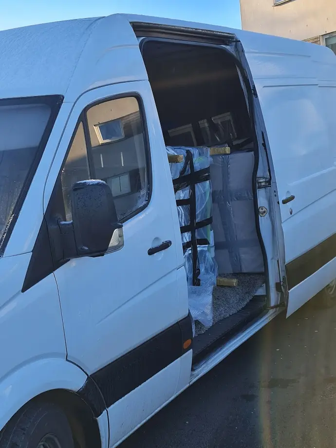 Loading a sprinter van